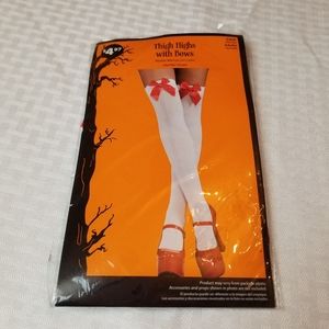 Thigh high with Red Bows stockings